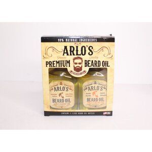 Arlo's Premium Beard Oil Coconut & Pro-Growth Hydration Contains 2 2.5 fl oz NEW